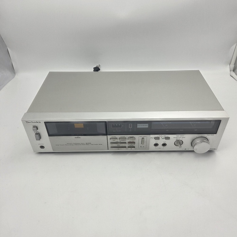 Technics RS-M224 Single Cassette Deck Vintage Hi-Fi Stereo Tape Player Recorder